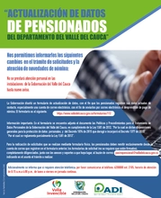 Actulización datos pensinados Gobernación