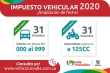 Ampliación Fecha Pagos Impuesto Vehicular