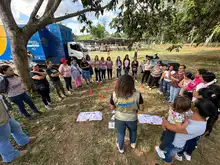 23 mujeres de la zona rural de Calima El Darien participaron del cine taller Ofelia no está Sola que sensibiliza sobre violencias basadas en género.jfif