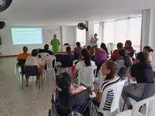 Nuestra  Secretaría, a través de la Casa de Mujeres Empoderadas del Valle, trabajó con mujeres en el taller Hablemos de Ansiedad