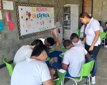 Iniciamos un Círculo de Hombres y actividades de sensibilización sobre violencia de género en la Institución Educativa Alfredo Bonilla Montaño