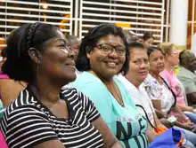 En una reunión especial en la comuna 21, se valoró el talento local con una muestra artesanal, se discutió sobre violencia contra la mujer y se presentó la ruta de atención disponible