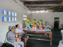 19 mujeres rurales de Buga inician un curso de decoración con globos en Chambimbal La Campiña, como parte de la estrategia de la Casa de Mujeres Empoderadas del Valle.