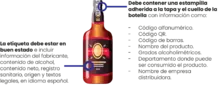 Botella de licor animada