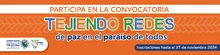 Banner Encabezado Convocatoria Tejiendo redes de paz en el Valle del Cauca 2024