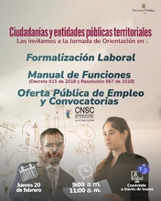 JORNADA DE ORIENTACIÓN - FUNCIÓN PÚBLICA