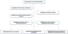 Organigrama Secretaría Departamental del Salud