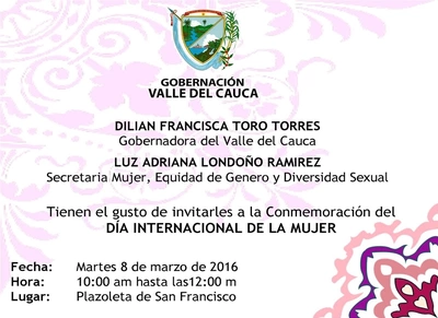 Conmemoración del Día Internacional de la Mujer 