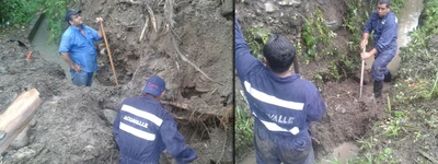 Comienza a restablecerse servicio de agua en Andalucía y Bugalagrande después de derrumbes