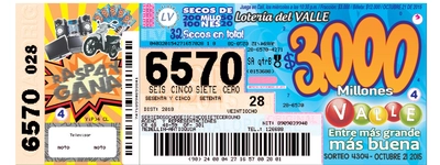 Compradores de la Lotería del Valle están ganando premios con el Raspa y Gane