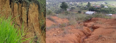 Riesgo inminente de derrumbe de una montaña  alertó la Oficina para la Gestión del Riesgo del Valle