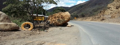 Aumenta riesgo en La Yolomba por falta de obras de mitigación en la vía