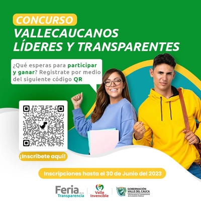 Con interés de la juventud avanza convocatoria del Concurso Vallecaucanos Líderes y Transparentes