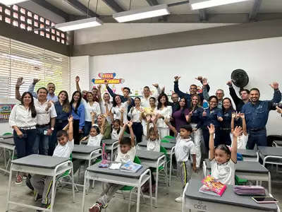 Dotación de mobiliario escolar mejorará las condiciones de 748 estudiantes en Yotoco con el programa Obras por Impuestos