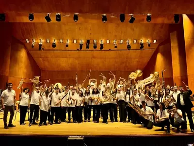 La Banda Sinfónica Juvenil del Valle del Cauca cautivó en su primera gira de conciertos