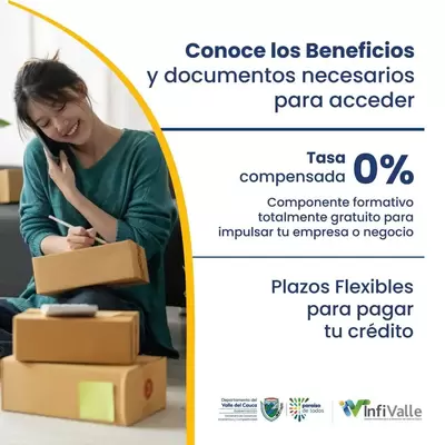 Emprendedores, así de fácil se accede a un crédito de Fonder Valle