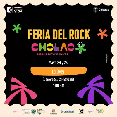 Prepárate para disfrutar del tercer ‘Cholao’ musical de Rockópolis en Cali y Roldanillo