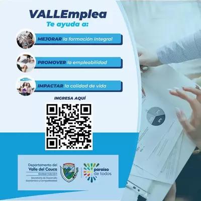 Fórmate para el trabajo, ¡Inscríbete a VALLEmplea hasta el 31 de mayo!