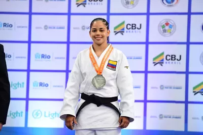 La judoca vallecaucana Erika Lasso con tiquete a París 2024