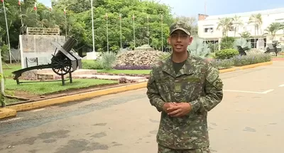 Con ‘Fuerza Joven por el Valle’, Keiner cumple su sueño de seguir el honor militar de su familia