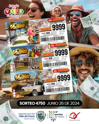 Compra la Lotería del Valle y cumple tus sueños ¡Premio mayor de 6.000 millones!