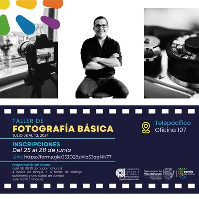 La Gobernación del Valle del Cauca Impulsa la Juventud con el ´Taller de Fotografía Básica´.