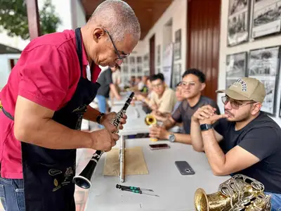 El Plan Departamental de Música realizó su primer taller de lutería en la zona norte del Valle del Cauca