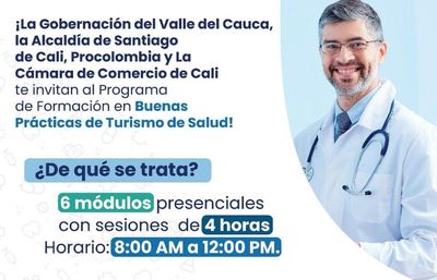 Abren inscripciones para el Programa de Formación en Buenas Prácticas de Turismo en Salud