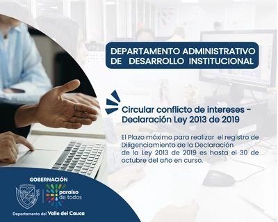 Circular - Declaración de conflicto de interes