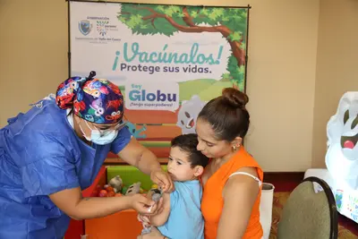 Gobernación lanzó campaña para aumentar cobertura de vacunación y que los niños no sientan dolor