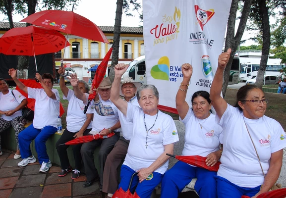 Gestora social despidió a delegación vallecaucana para el Encuentro Nacional del Adulto Mayor