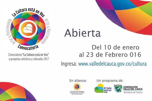 En recta final inscripciones a la  convocatoria ‘La Cultura Está en Vos’