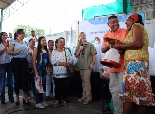 Pradera, Florida y Candelaria, beneficiados  con recuperación de cuencas y seguridad alimentaria