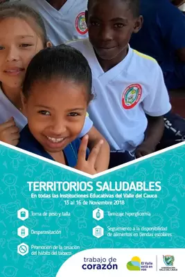 Instituciones educativas se convierten en “Territorios Saludables en el Valle del Cauca”