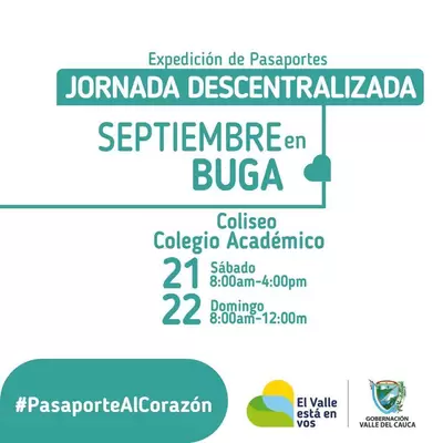 Jornada descentralizada de pasaportes llega a Buga