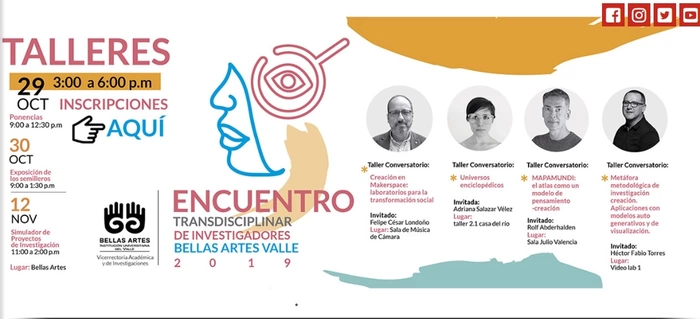 Bellas Artes invita al ‘Encuentro Transdisciplinar de Investigadores Cali 2019’