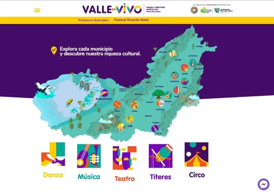 Nace www.valleenvivo.com la plataforma  digital para las artes escénicas vallecaucanas