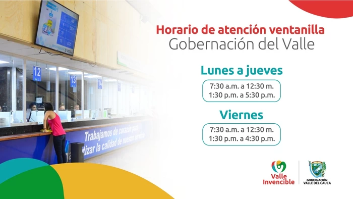 Este miércoles, 3 de junio, la Gobernación del Valle  abre sus puertas y reactiva la atención al público