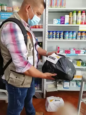 En operativos de la UESVALLE han sido decomisados  1.961 medicamentos vencidos y de uso institucional