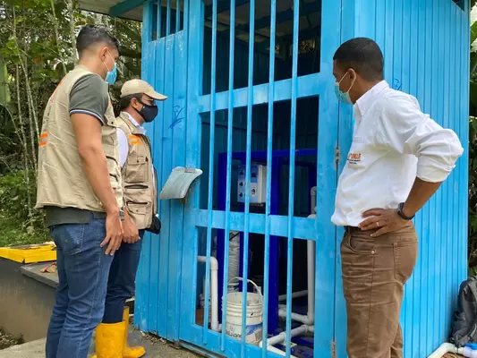 UESVALLE brinda asistencia técnica a comunidades  donde las lluvias han afectado los acueductos rurales