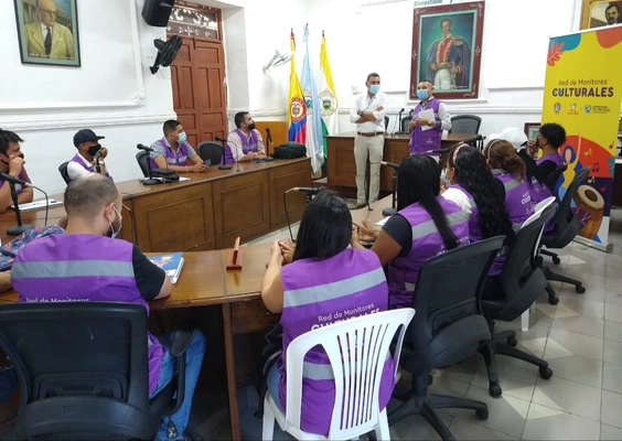 La Red de Monitores Culturales se Articula con la Alcaldía y la Secretaría de Educación, Cultura y Deporte de Guacarí