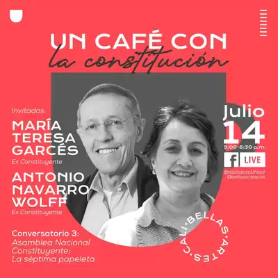 Un Café con la Constitución, conversatorio virtual de Bellas  Artes para conocer el movimiento de la Séptima Papeleta