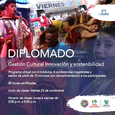 Felicitaciones a los 60 seleccionados en el Diplomado en Gestión Cultural, Innovación y Sostenibilidad