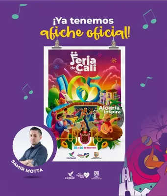 Conoce el afiche oficial de la Feria de Cali 2022