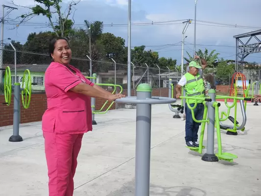 En el corregimiento de Tarragona en Florida, Gobierno del Valle entrega un nuevo gimnasio biosaludable