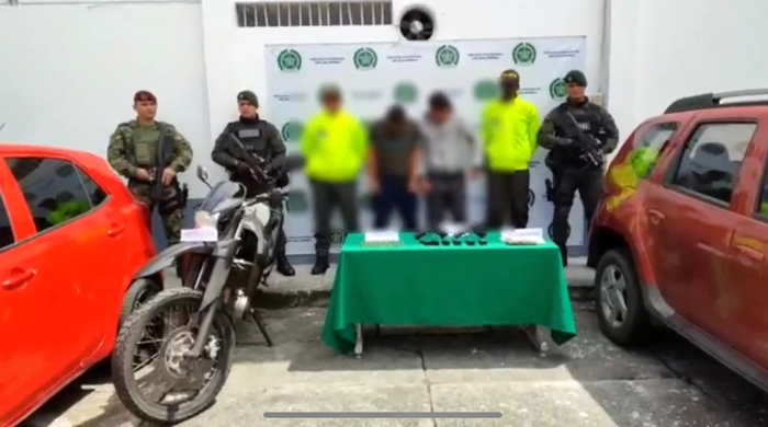 Golpe certero a la criminalidad en Tuluá permite captura de 10 integrantes de bandas delincuenciales y hasta incautación de un carro blindado