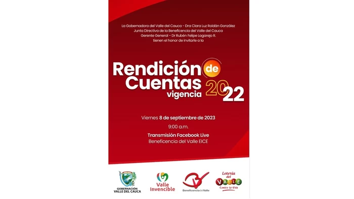 La Beneficencia del Valle rendirá cuenta a los vallecaucanos este viernes 8 de septiembre