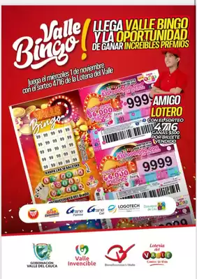 Con la Lotería del Valle, llega el ‘Valle Bingo’ y la oportunidad de ganar múltiples premios