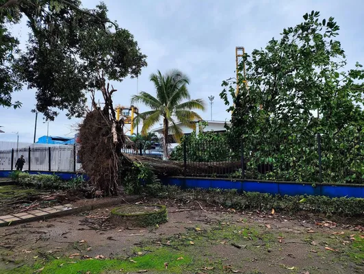 Gestión del Riesgo del Valle hace seguimiento a impacto de fuertes lluvias en Buenaventura, se adelanta consolidación de los daños