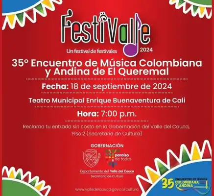 Festivalle trae quereme de El Queremal para disfrutar de la música andina